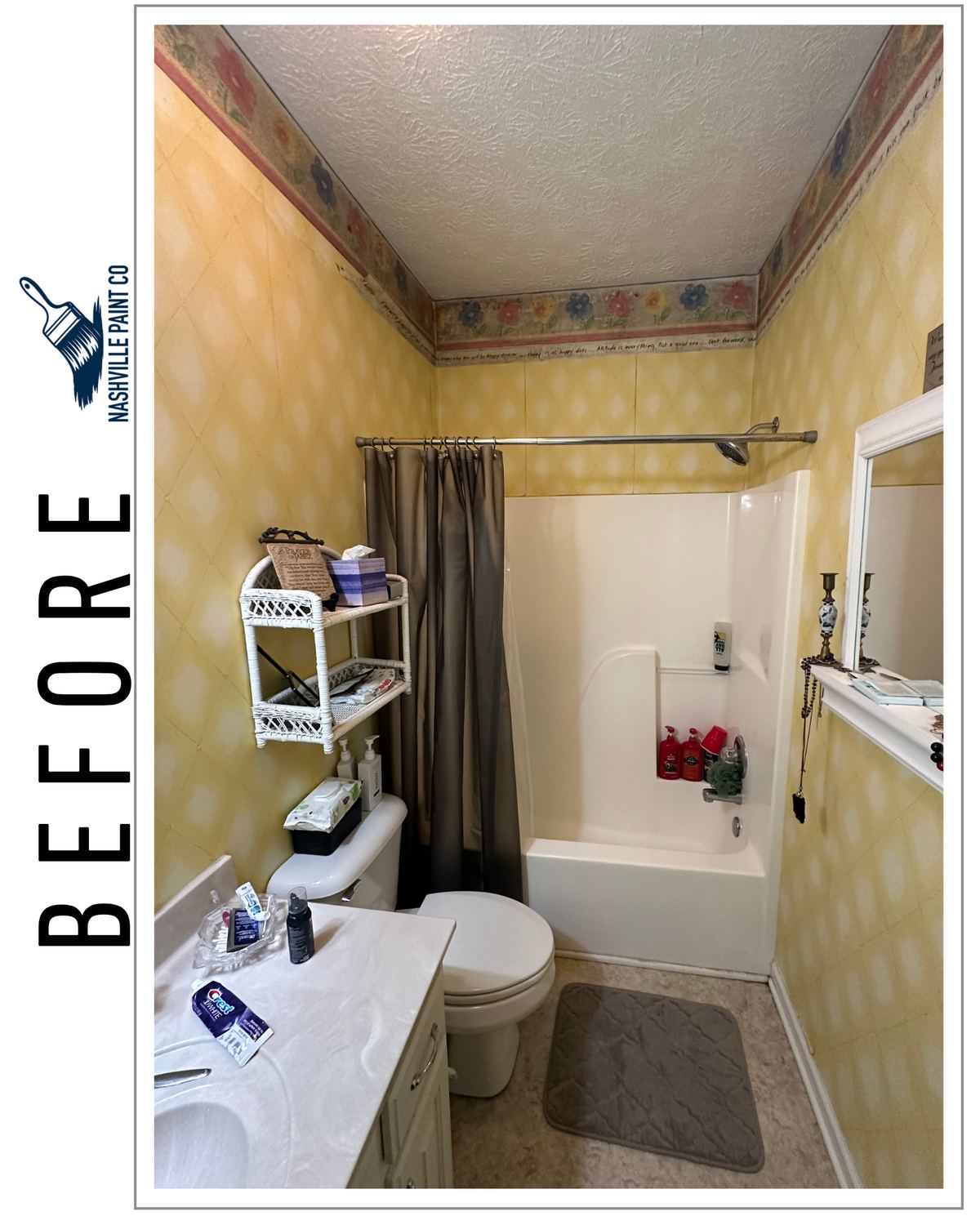 Goodlettsville Bathroom Refresh — Nashville Paint Co, Nashville, Tennessee