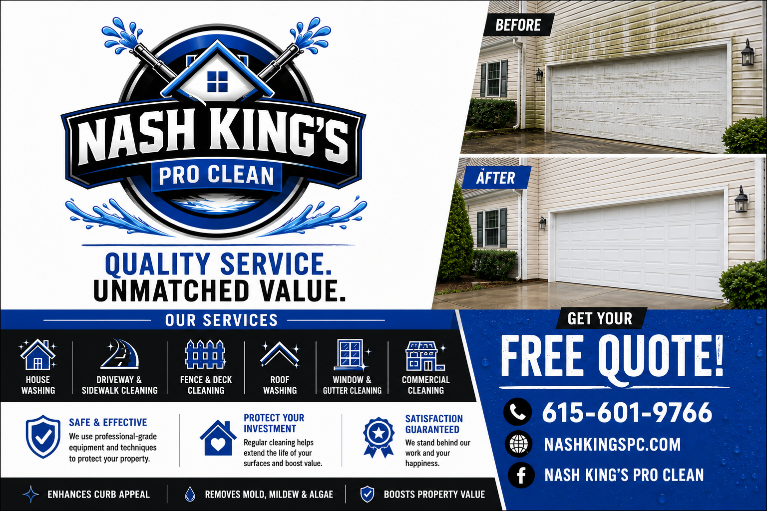 Nash King's Pro Clean — pressure washing