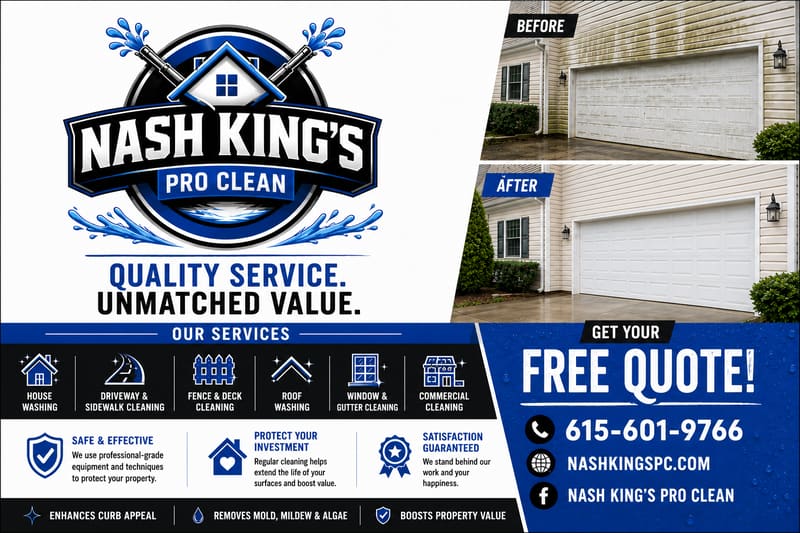 Pressure washing work by Nash King's Pro Clean in Gallatin, Tennessee (photo 3 of 4)